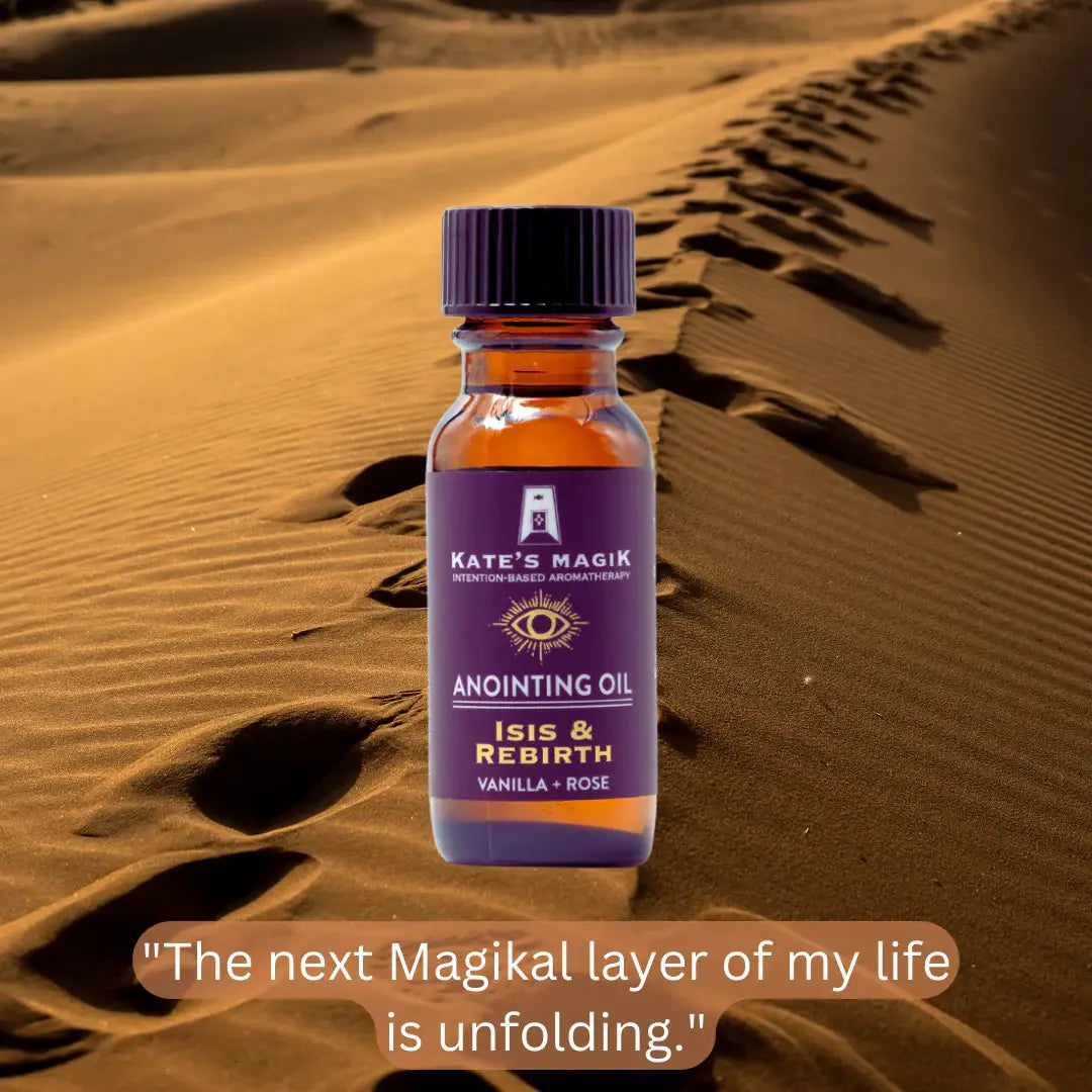 Isis and Rebirth Anointing Oil  -0.5oz. - Kate's Magik - Moon Room Shop and Wellness