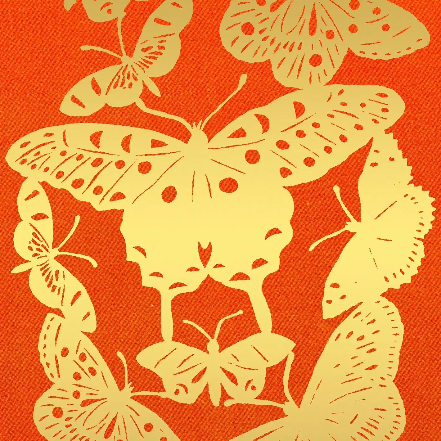 Bright Butterfly Adventure Gold Foil Whimsical Greeting Card- Blank - Moon Room Shop and Wellness