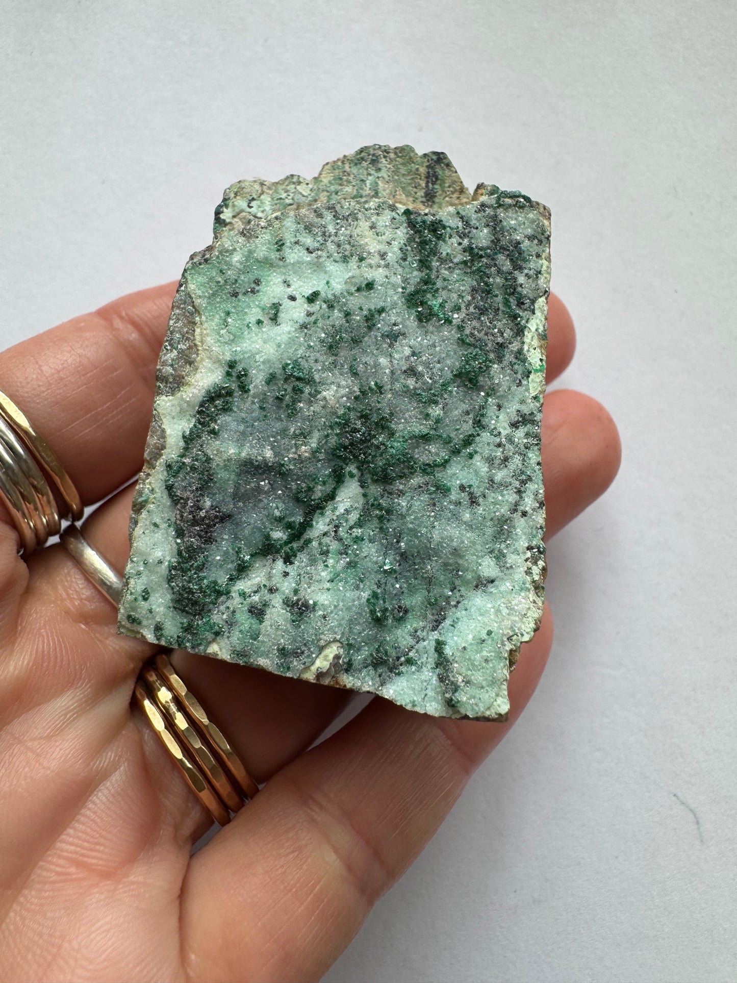 Druzy Chrysocolla Specimen 78 g Spectacular Beauty! - Moon Room Shop and Wellness