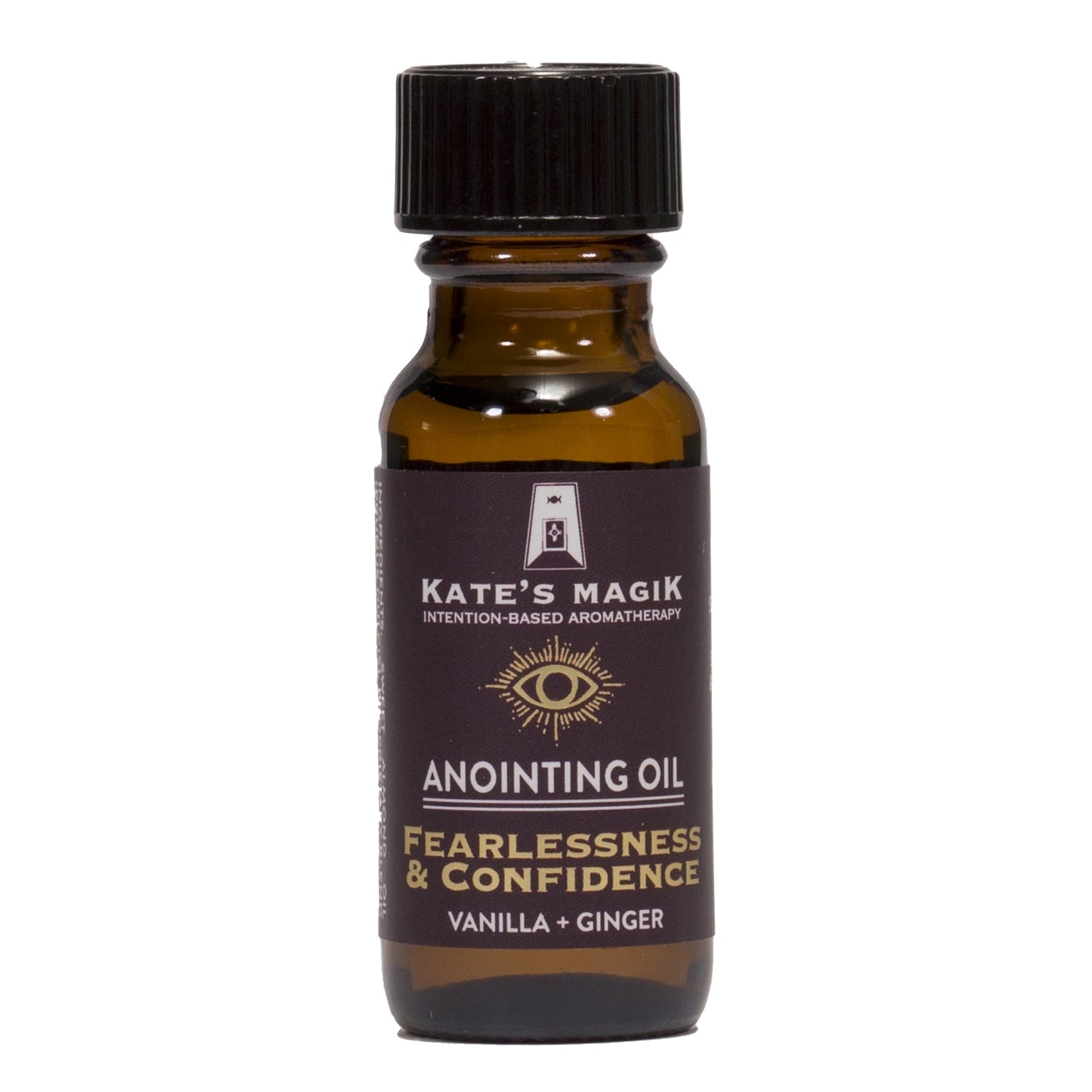 Fearlessness & Confidence Anointing Oil -0.5oz. - Kate's Magik - Moon Room Shop and Wellness