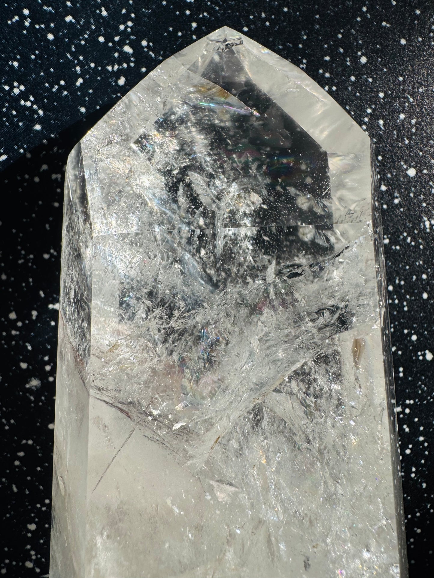Clear Quartz Tower 1.02 pound Brazil Beauty - Moon Room Shop and Wellness
