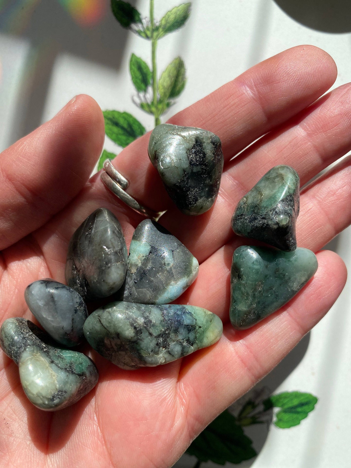 Emerald Tumbled - Moon Room Shop and Wellness