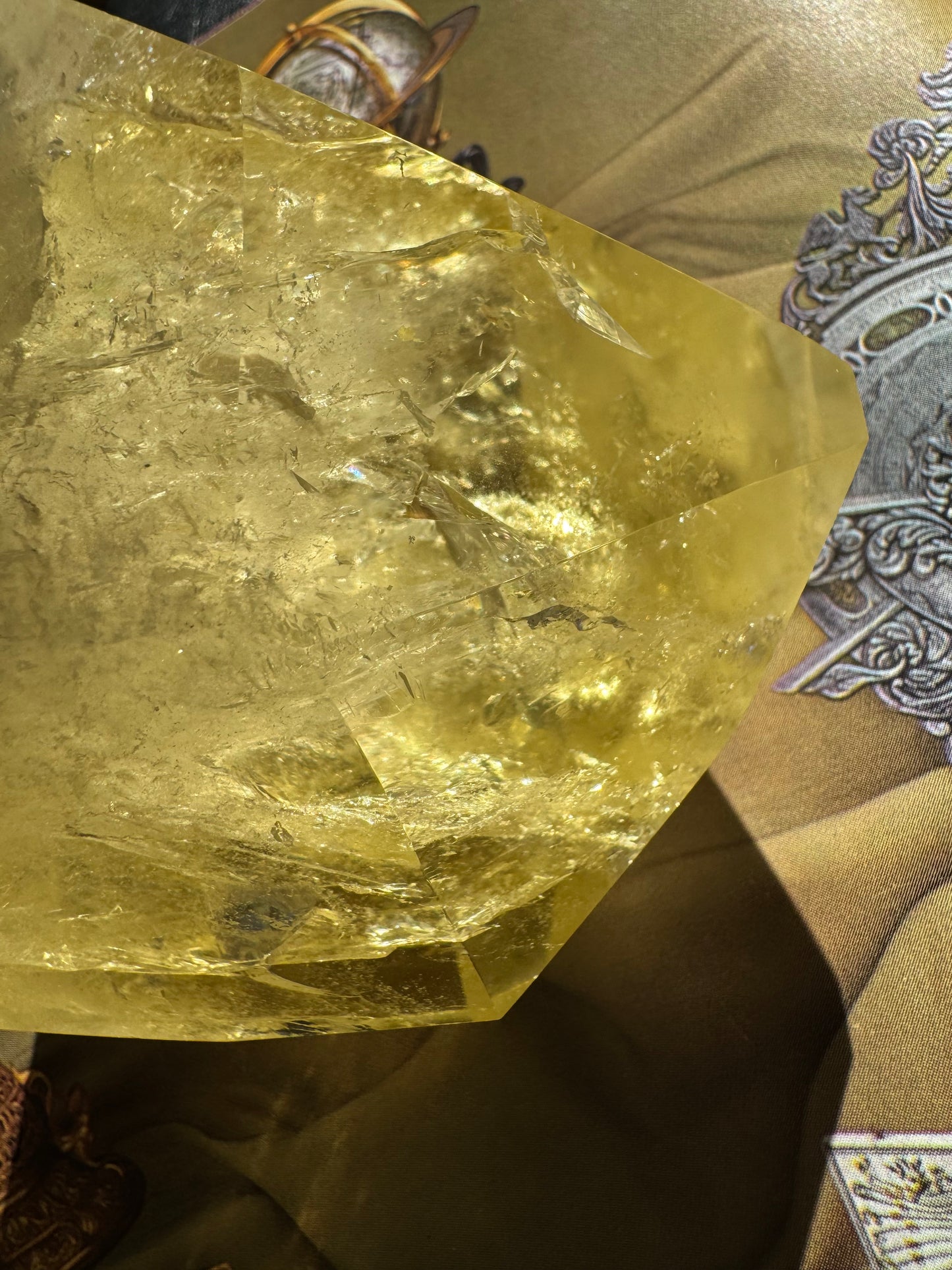 Lemon Quartz Tower 1.67 pound Brazil Gorgeous - Moon Room Shop and Wellness