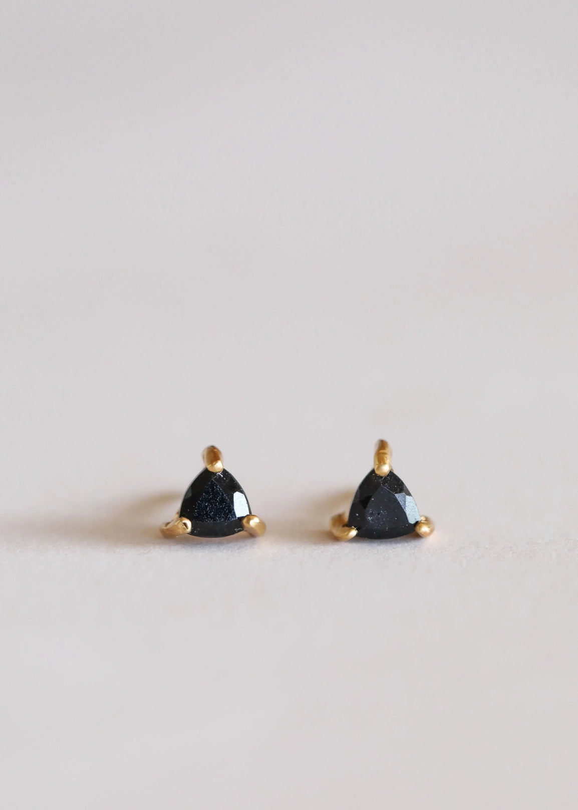 Mini Energy Gem - Black Tourmaline - Earring Studs - Moon Room Shop and Wellness