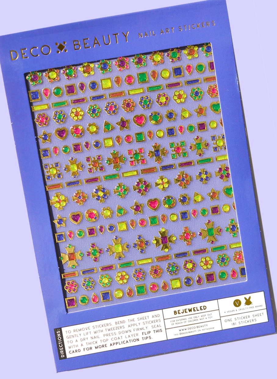 Nail Art Stickers- Bejeweled - Moon Room Shop and Wellness