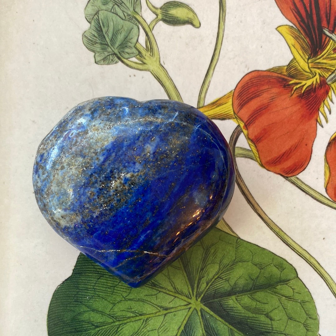 Lapis Heart 104 Grams - Moon Room Shop and Wellness