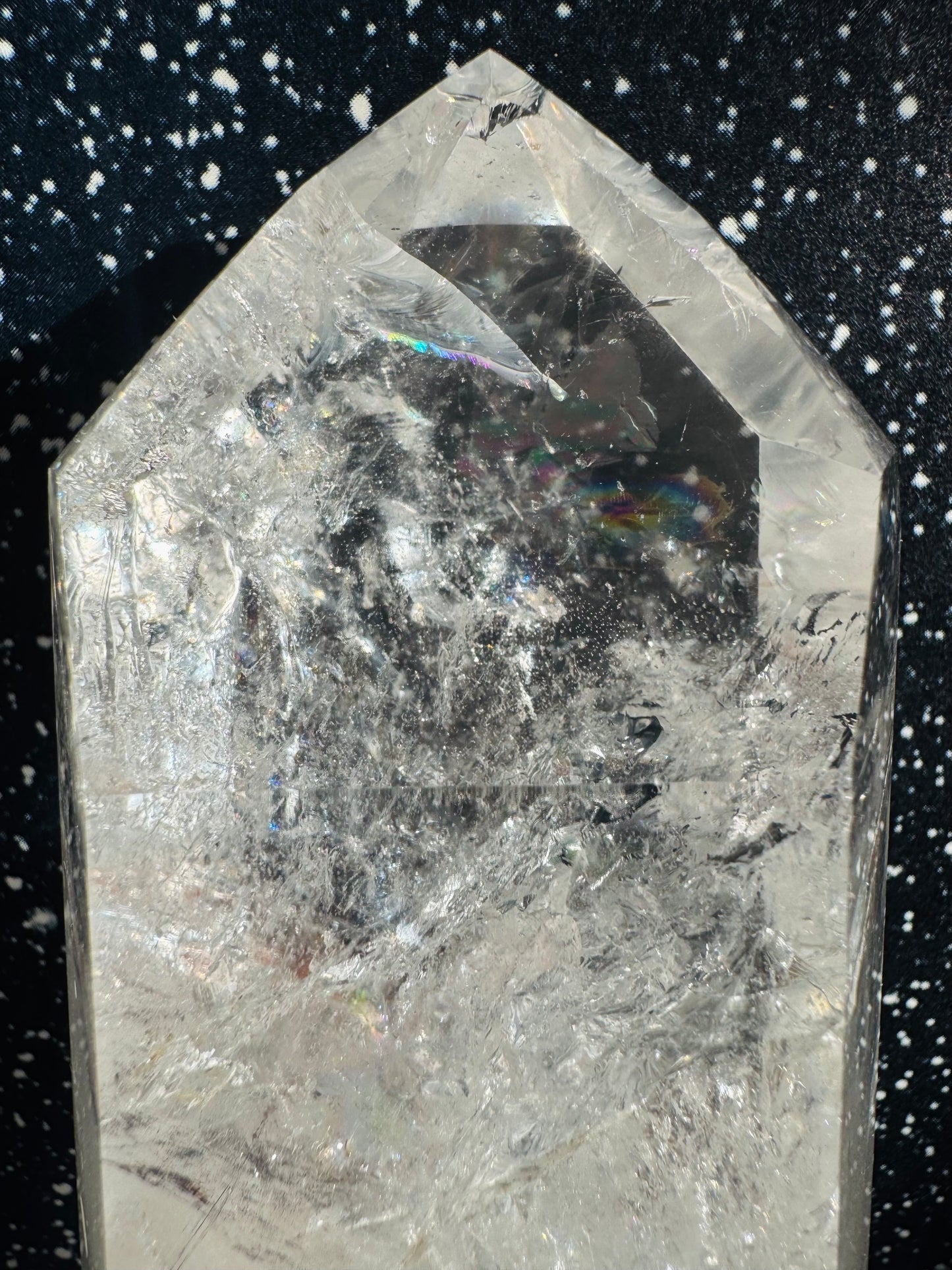 Clear Quartz Tower 1.02 pound Brazil Beauty - Moon Room Shop and Wellness