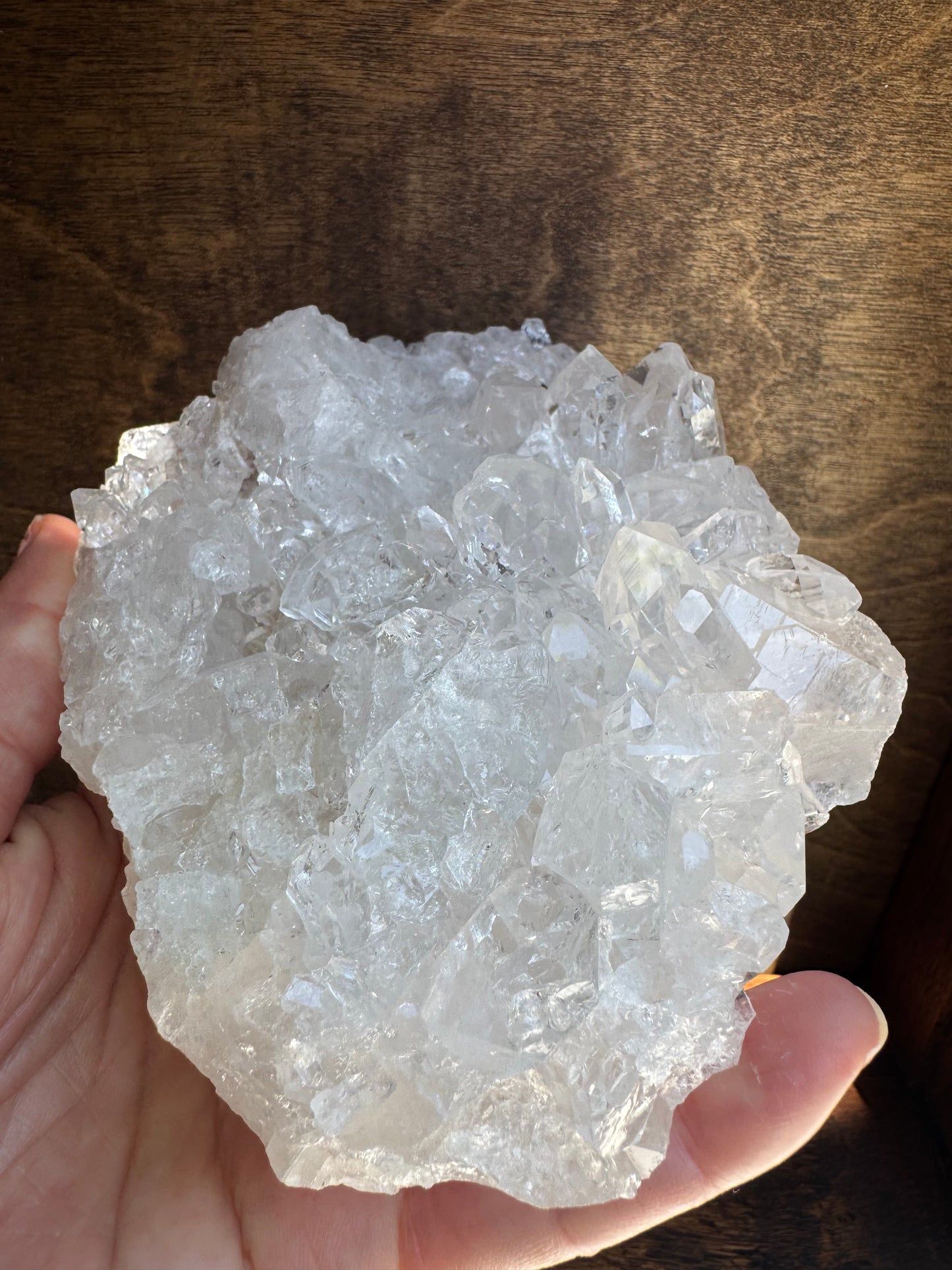 Clear Quartz Sparkly Brazilian Cluster 1.50 lb - Moon Room Shop and Wellness