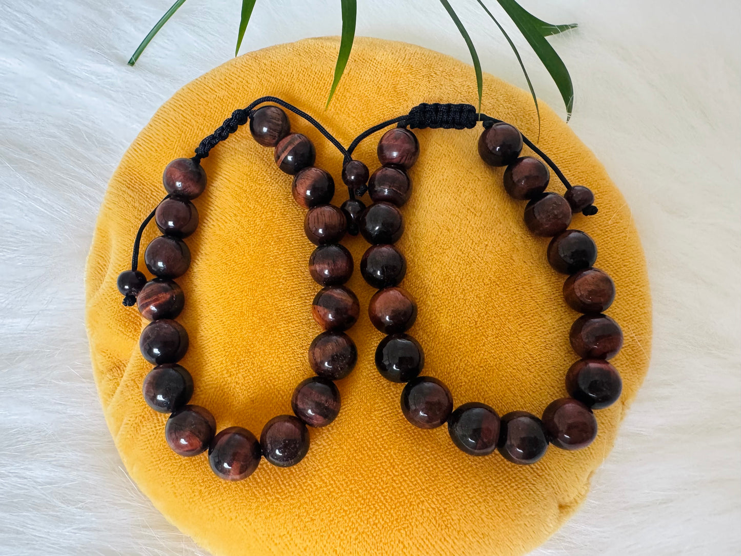 Red Tiger's Eye Adjustable Bracelet 10 mm Grade A+++ - Moon Room Shop and Wellness