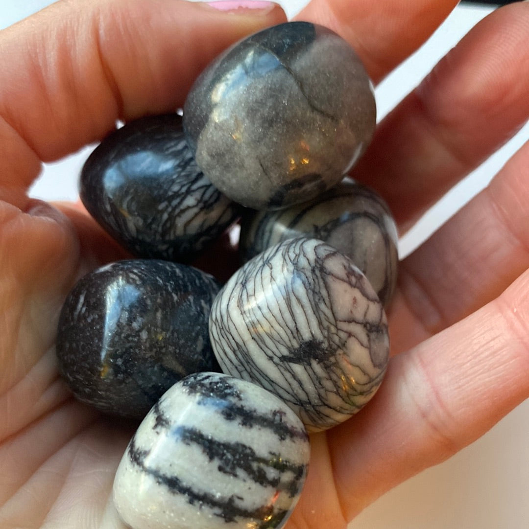 Picasso Jasper Tumbled - Moon Room Shop and Wellness