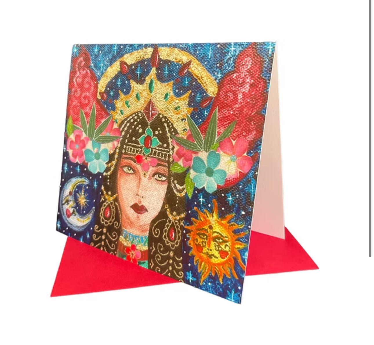Ruby Princess Greeting Card - Moon Room Shop and Wellness