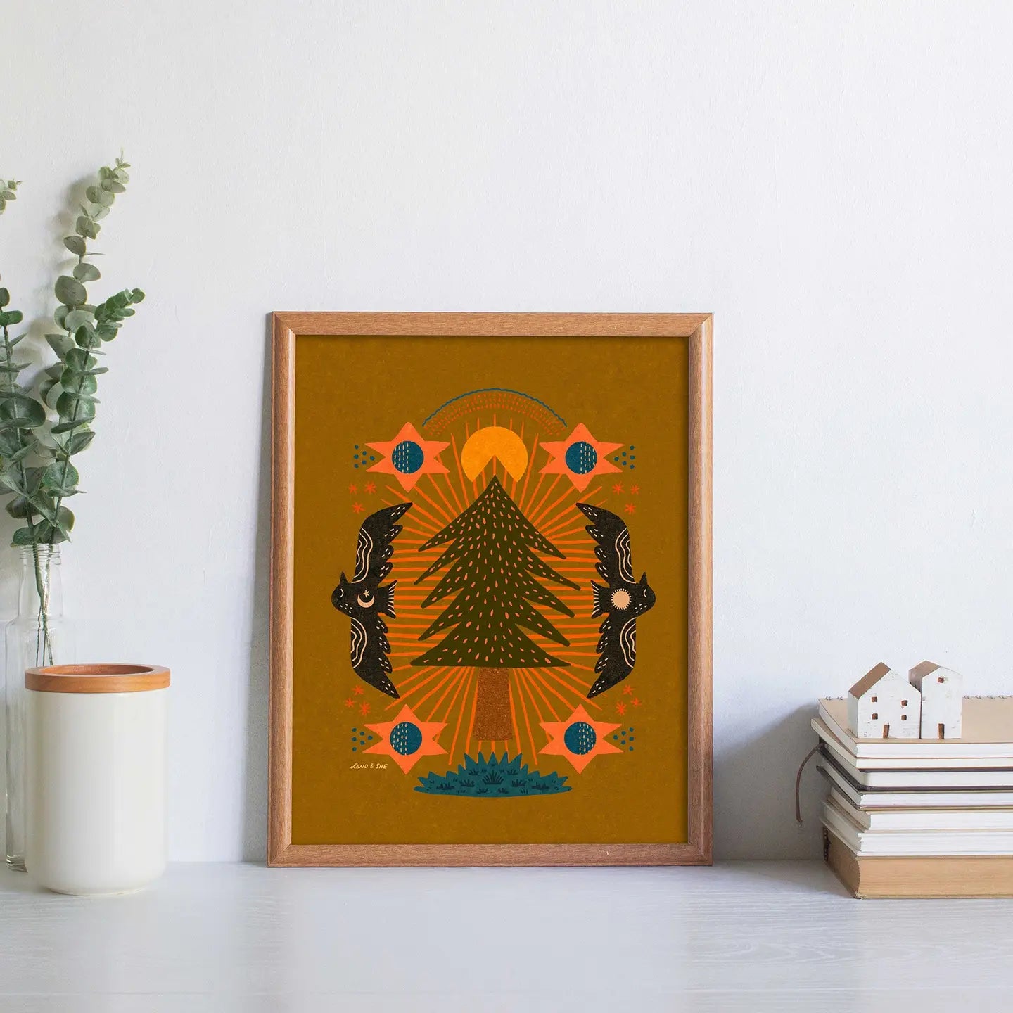 Ode To the Evergreen 8x10 - Moon Room Shop and Wellness