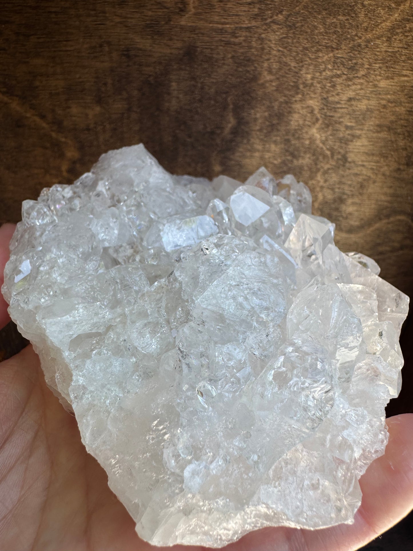 Clear Quartz Sparkly Brazilian Cluster 1.50 lb - Moon Room Shop and Wellness