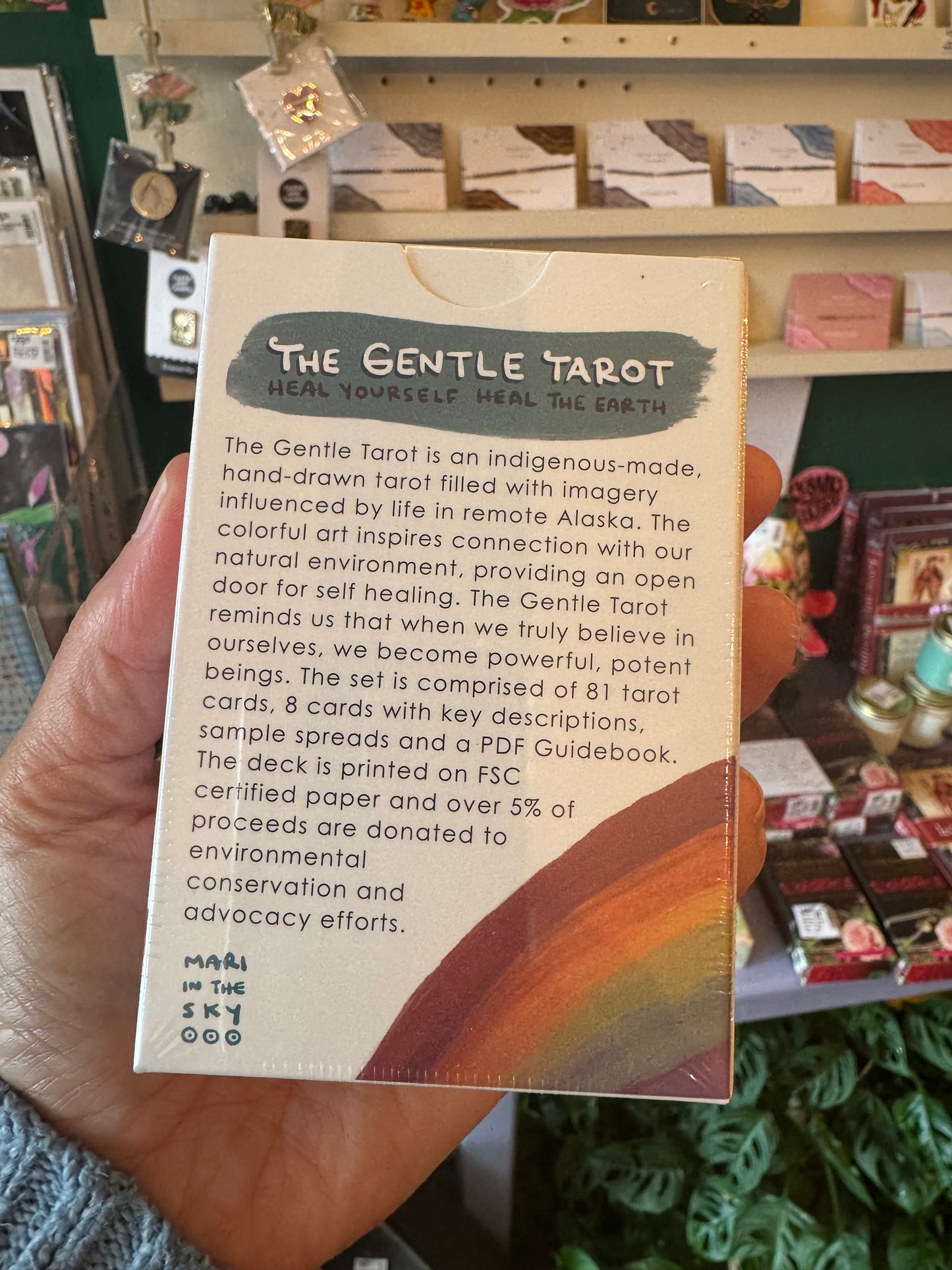 Gentle Tarot Linen Edition -89 Card Deck W QR Code - Moon Room Shop and Wellness
