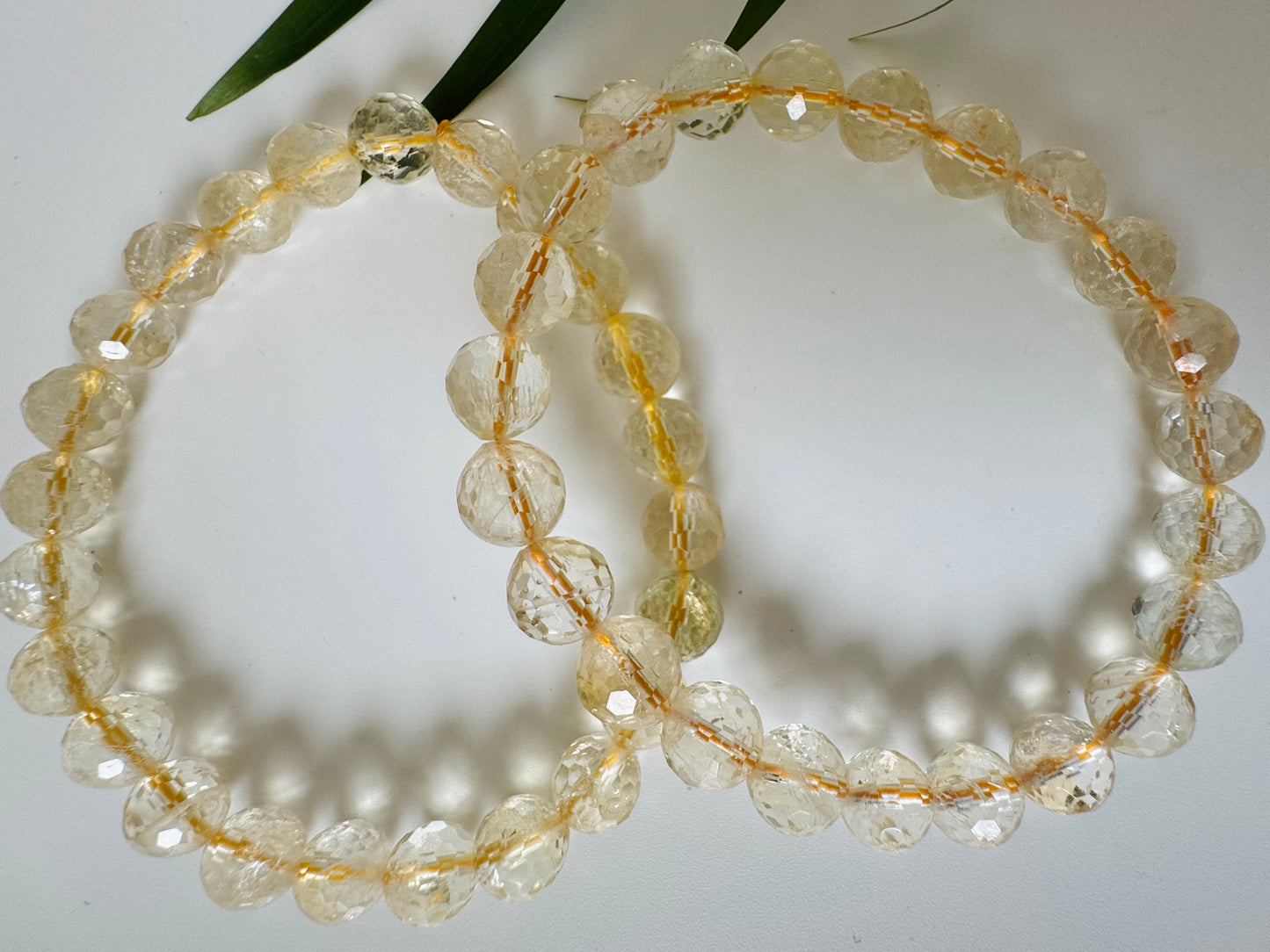 Citrine Faceted Stretch Bracelet 8mm - Moon Room Shop and Wellness