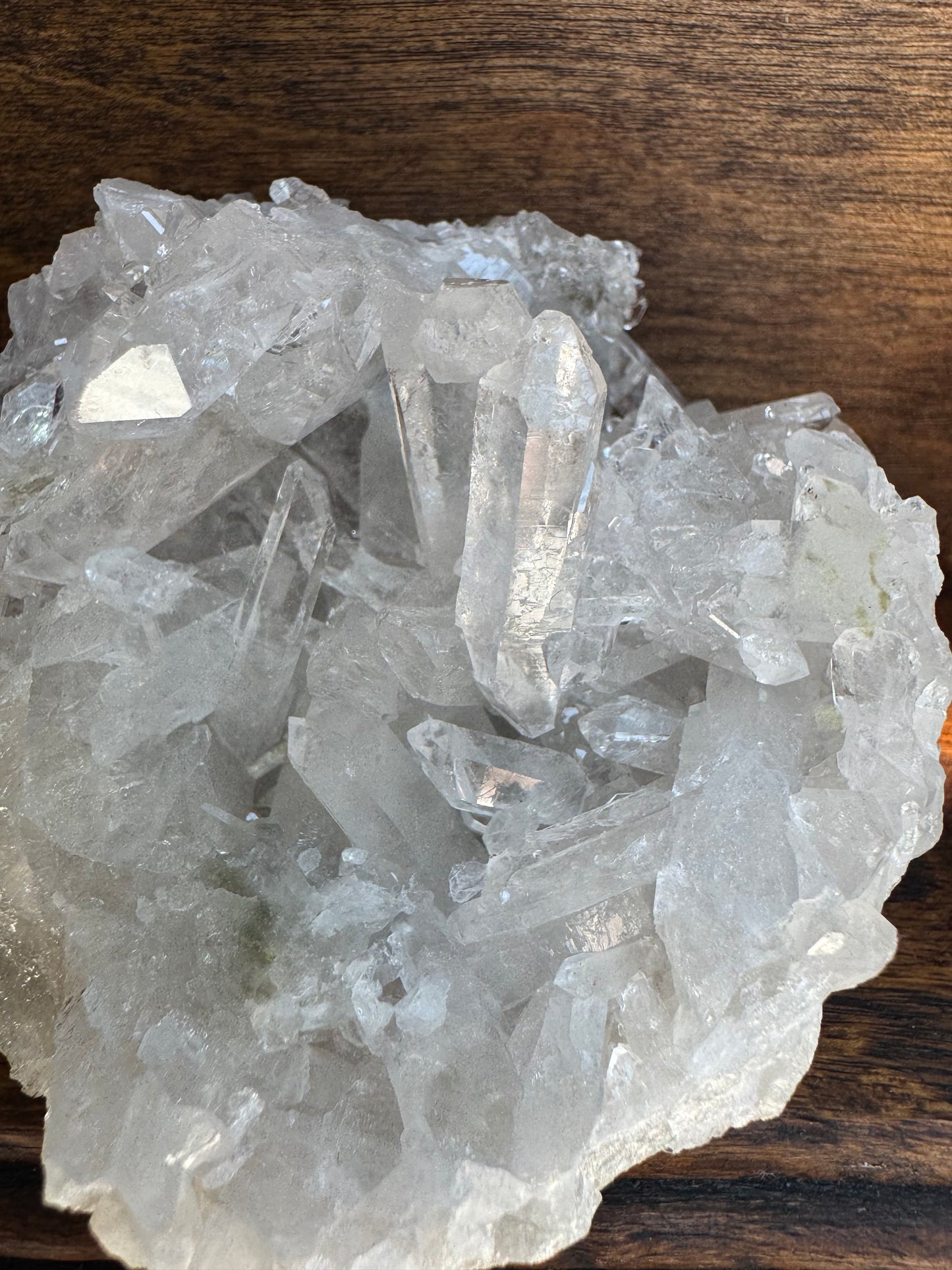 Clear Quartz Sparkly Brazilian Cluster 426 g - Moon Room Shop and Wellness