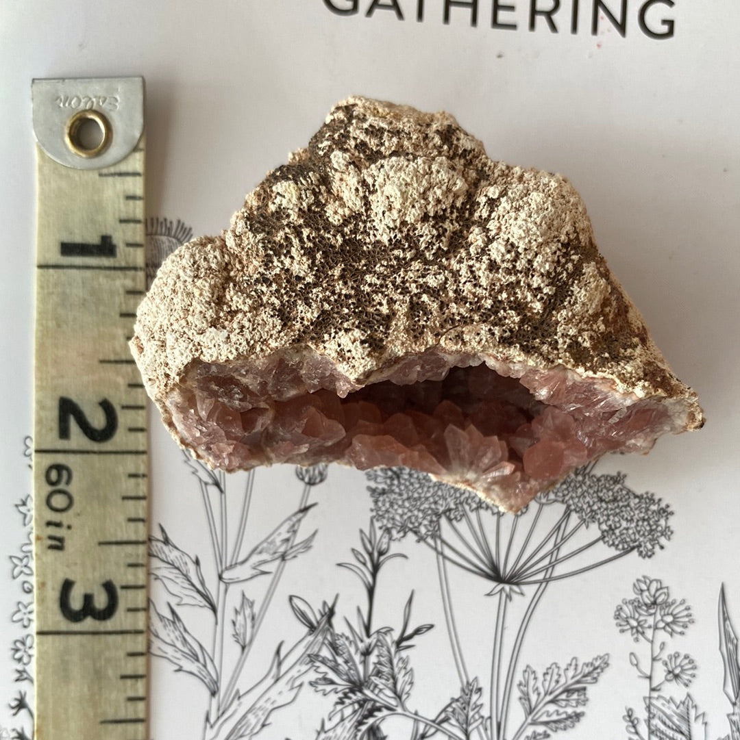 Pink Amethyst Geode - 105 g - Argentina - Moon Room Shop and Wellness