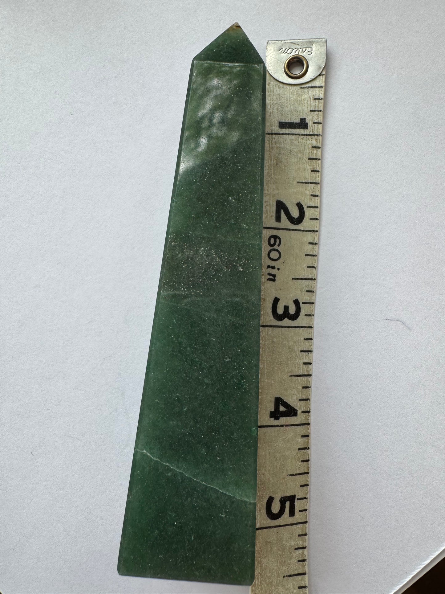 Green Aventurine Tower Obelisk 160 g Brazil - Moon Room Shop and Wellness