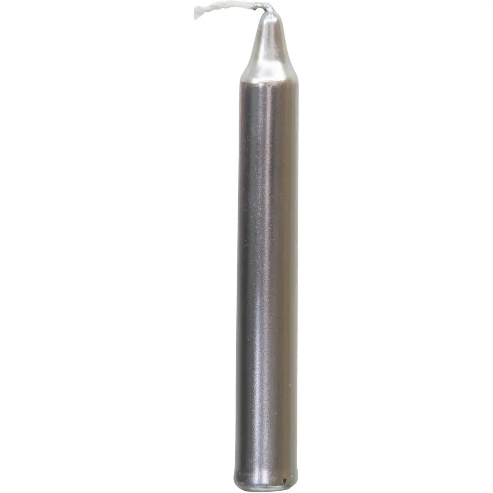 Silver Intention Candle 4 inch - Moon Room Shop and Wellness