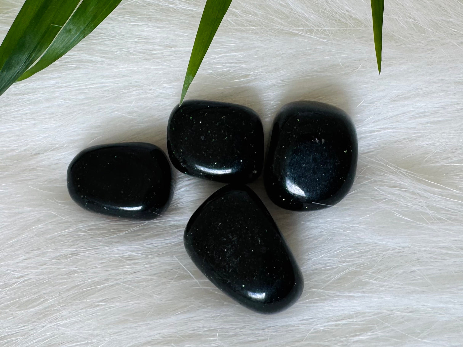 Green Goldstone Tumbled - Moon Room Shop and Wellness