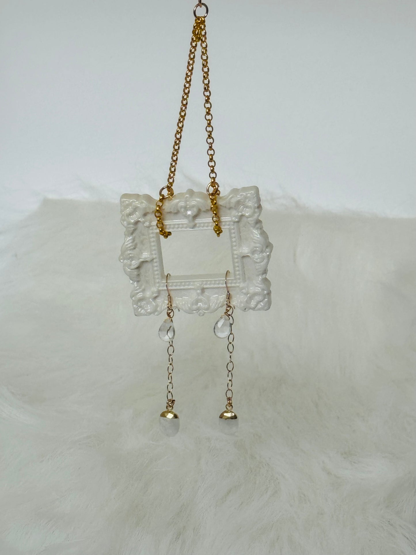 Soul Pretty Moonstone + Clear Quartz Gold Fill Droplet Earrings - Moon Room Shop and Wellness