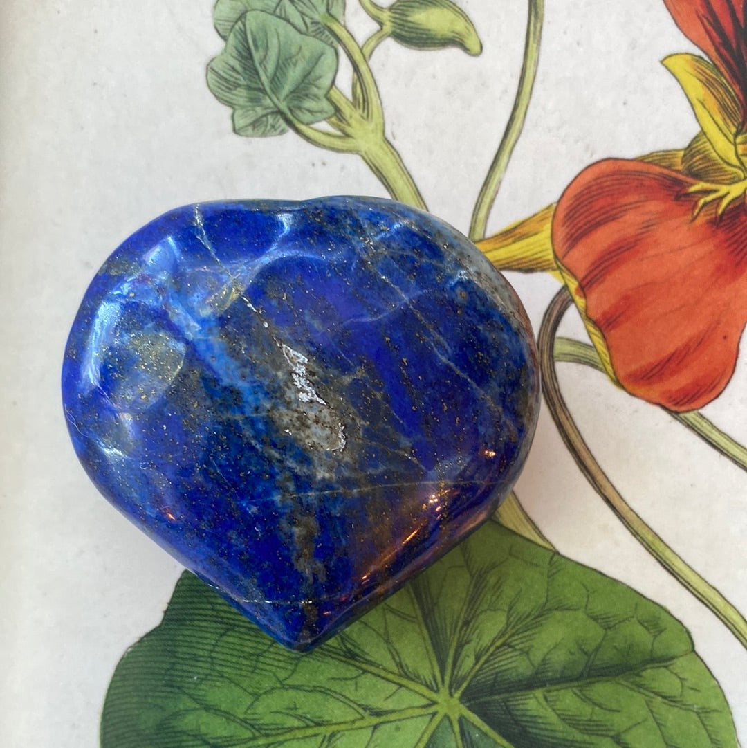 Lapis Heart 104 Grams - Moon Room Shop and Wellness