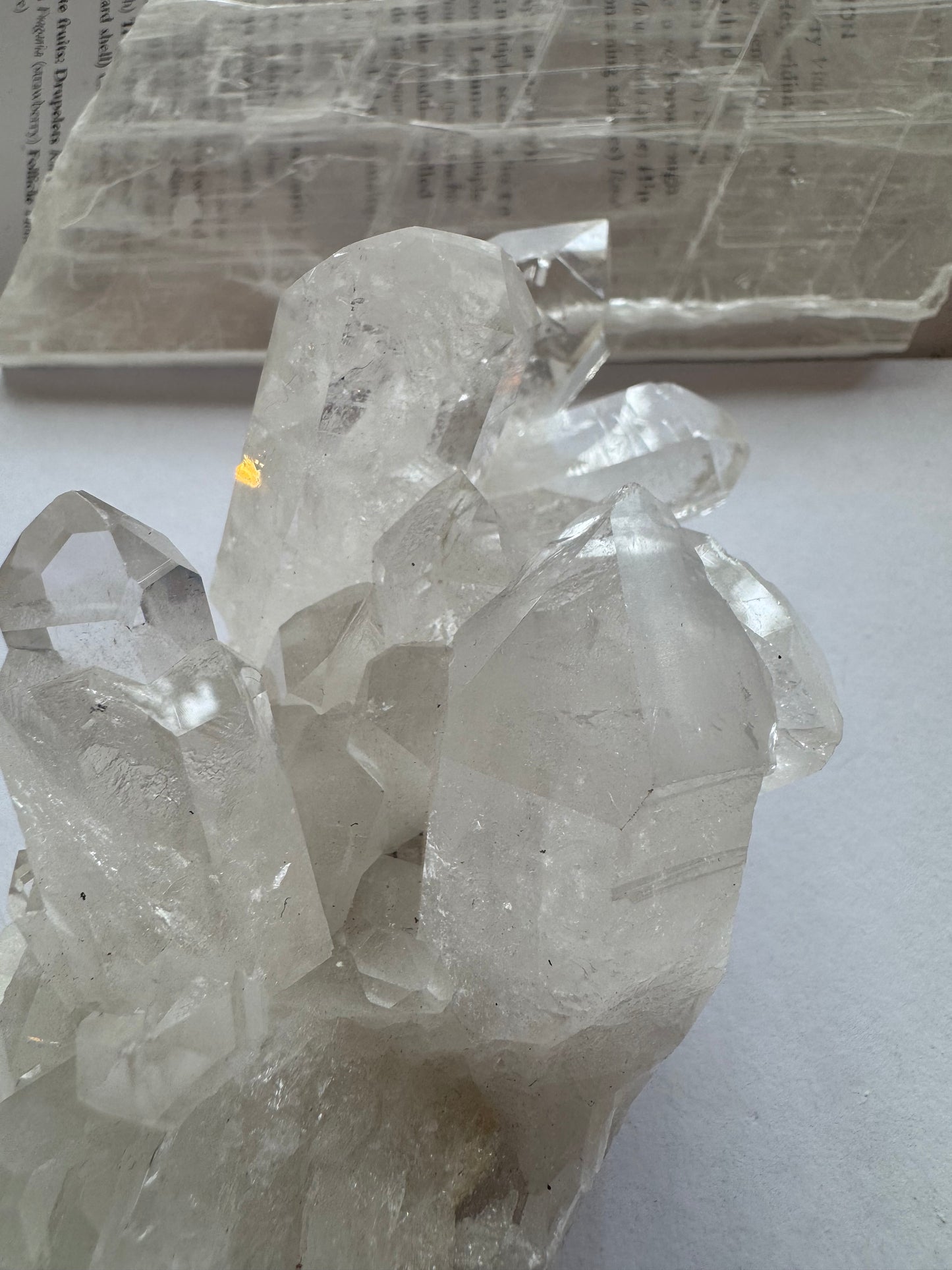 Clear Quartz Cluster 1.29 lb Brazil Beauty! - Moon Room Shop and Wellness