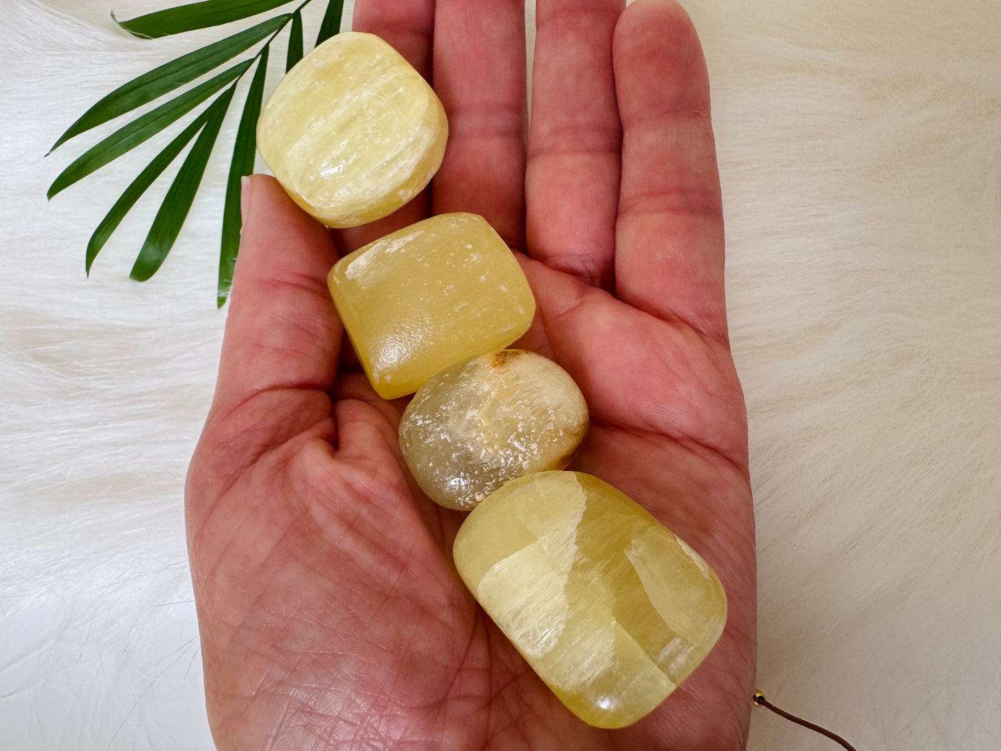 Lemon Calcite Tumbled - Moon Room Shop and Wellness