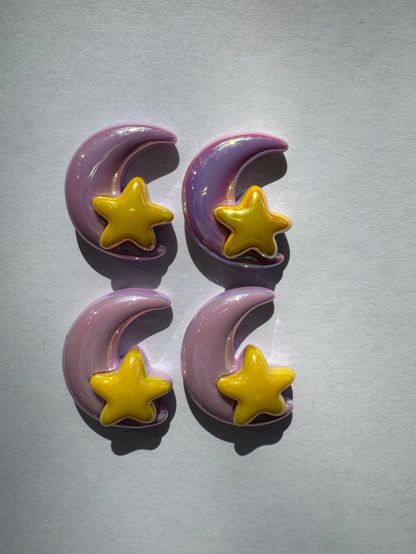 Crescent Moon + Star Mini Charm - Moon Room Shop and Wellness