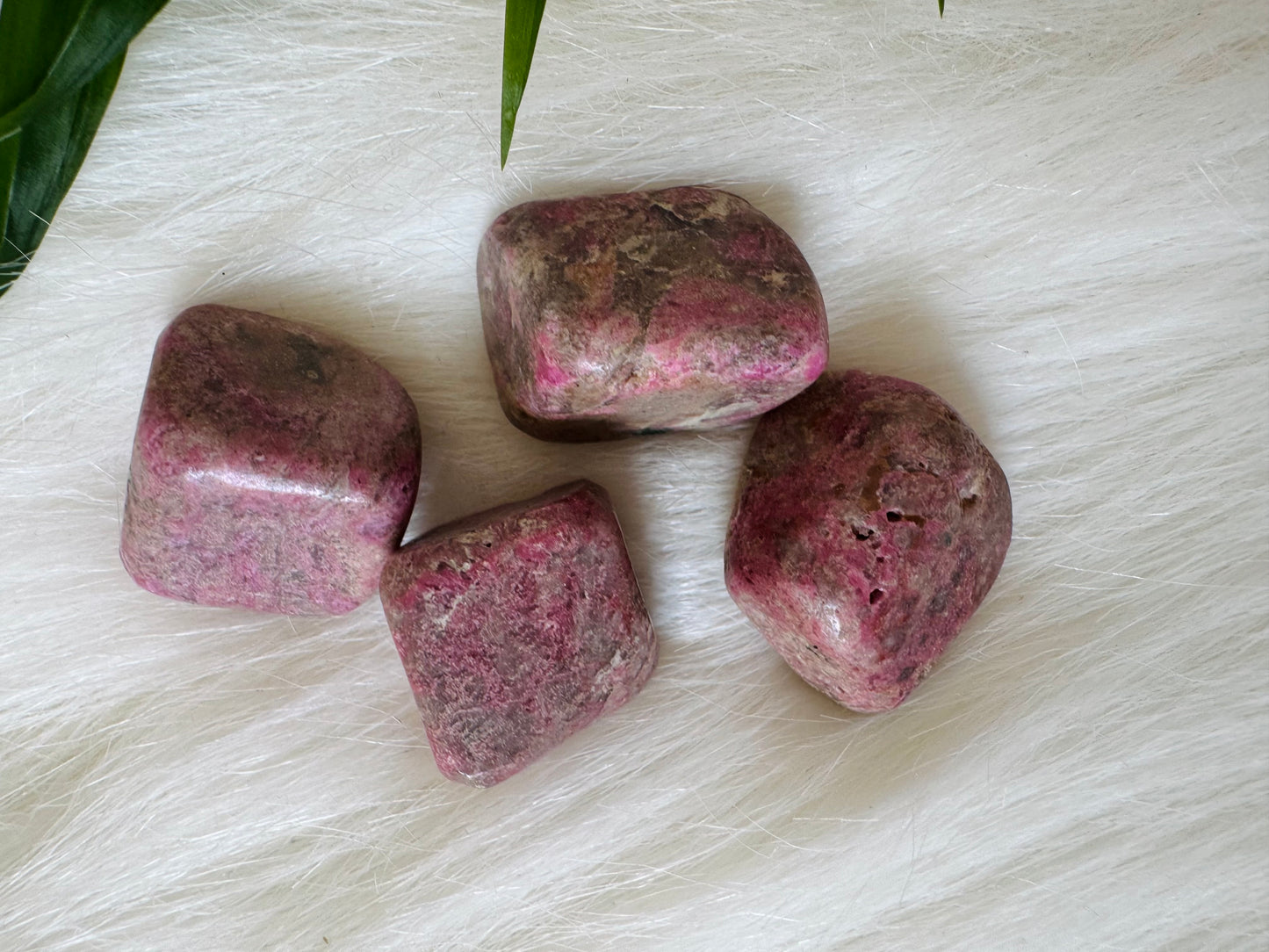 Cobaltoan Calcite with Dolomite Tumbled - Moon Room Shop and Wellness
