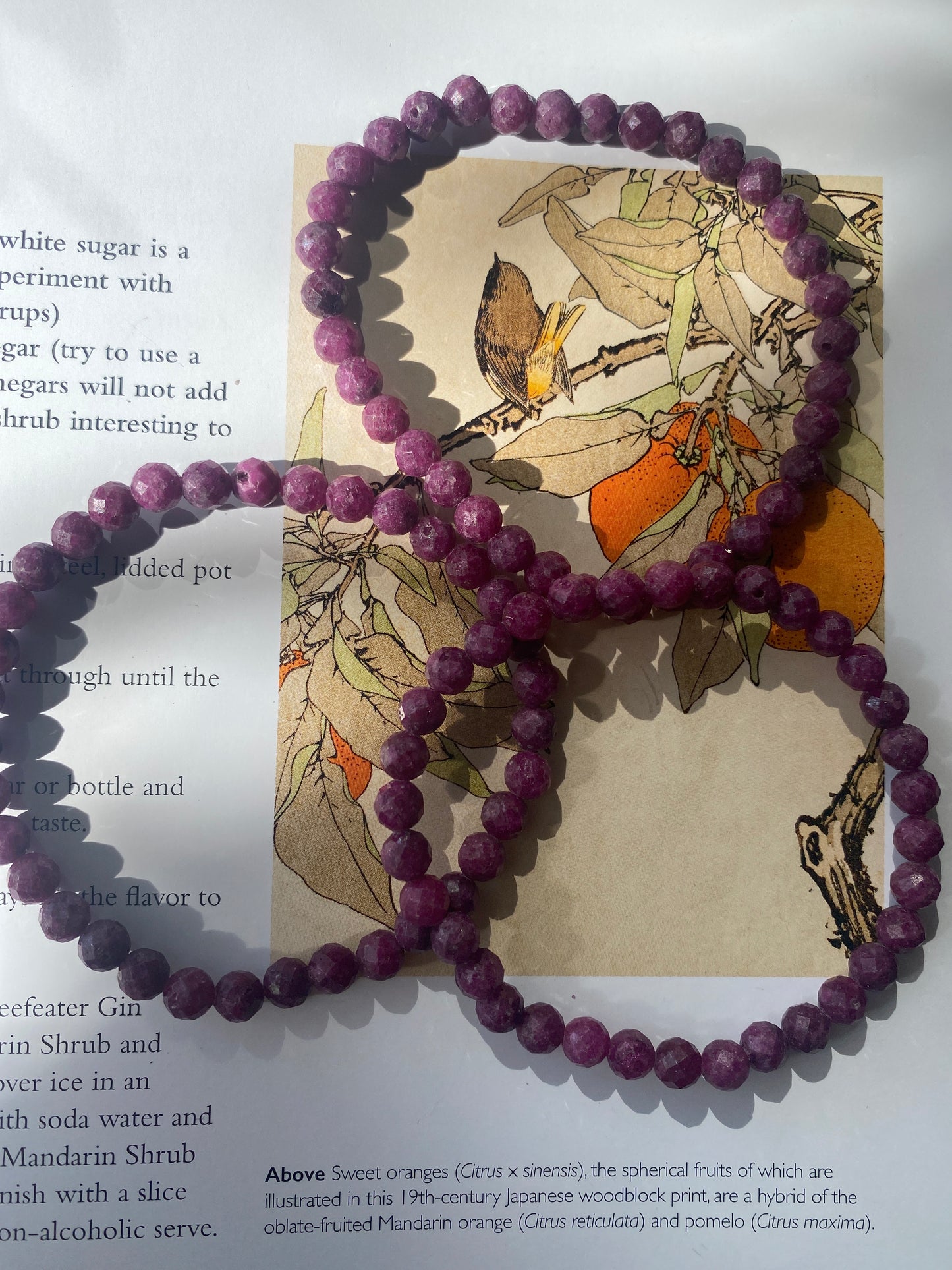 Ruby Faceted Stretch Bracelet 6mm - Moon Room Shop and Wellness