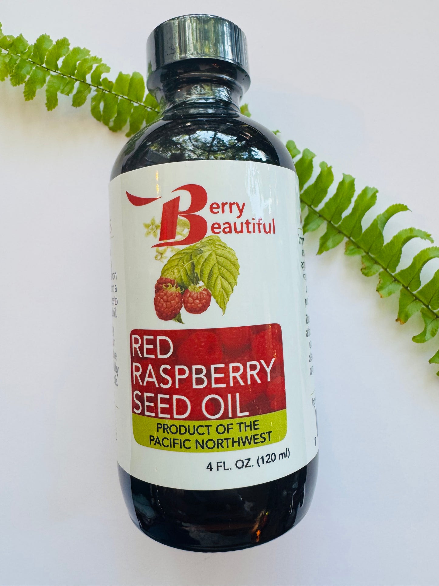 Berry Beautiful Red Raspberry Seed Oil 4 oz - Moon Room Shop and Wellness