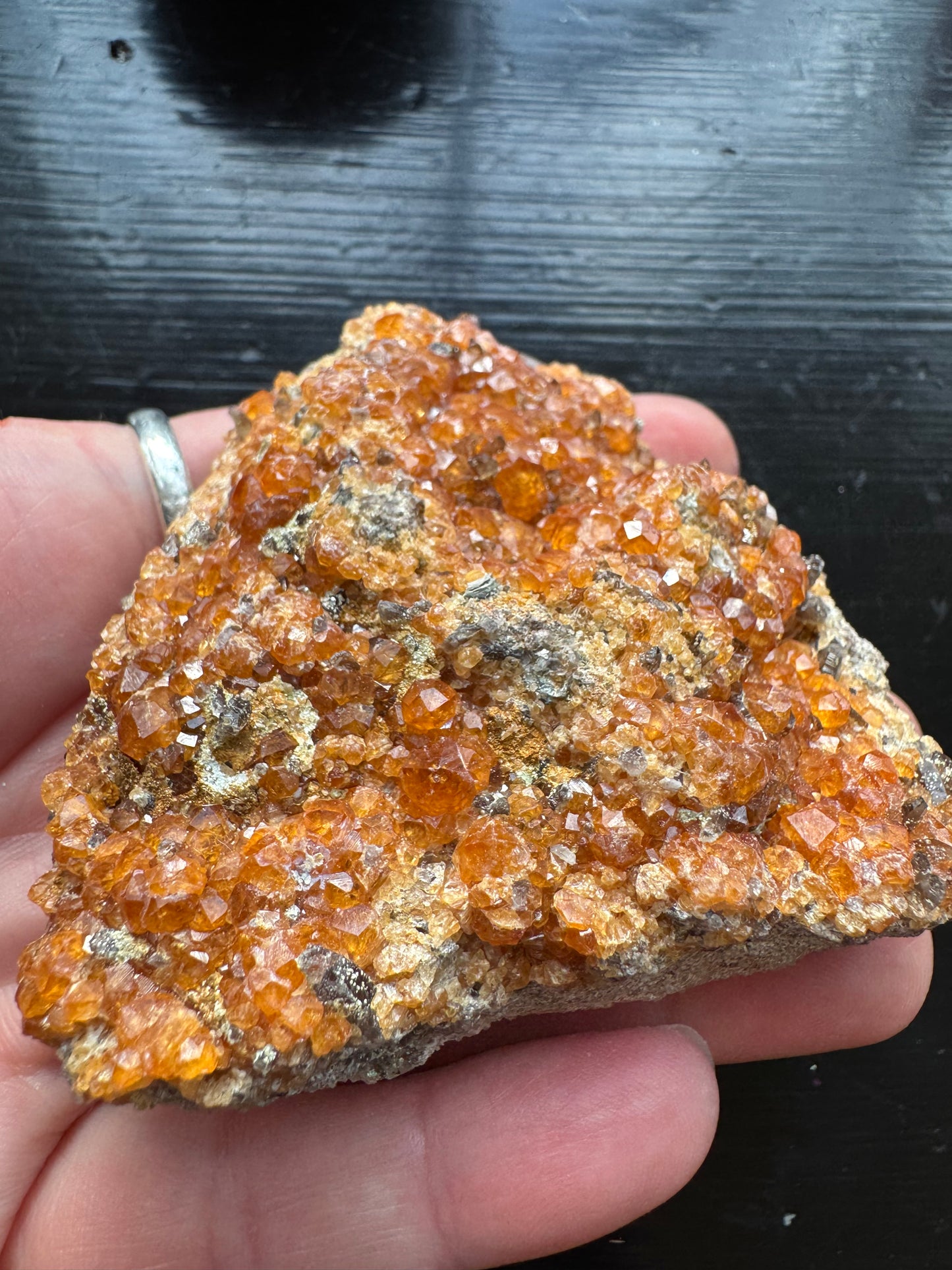 Spessartine Garnet Specimen 136 g - Moon Room Shop and Wellness