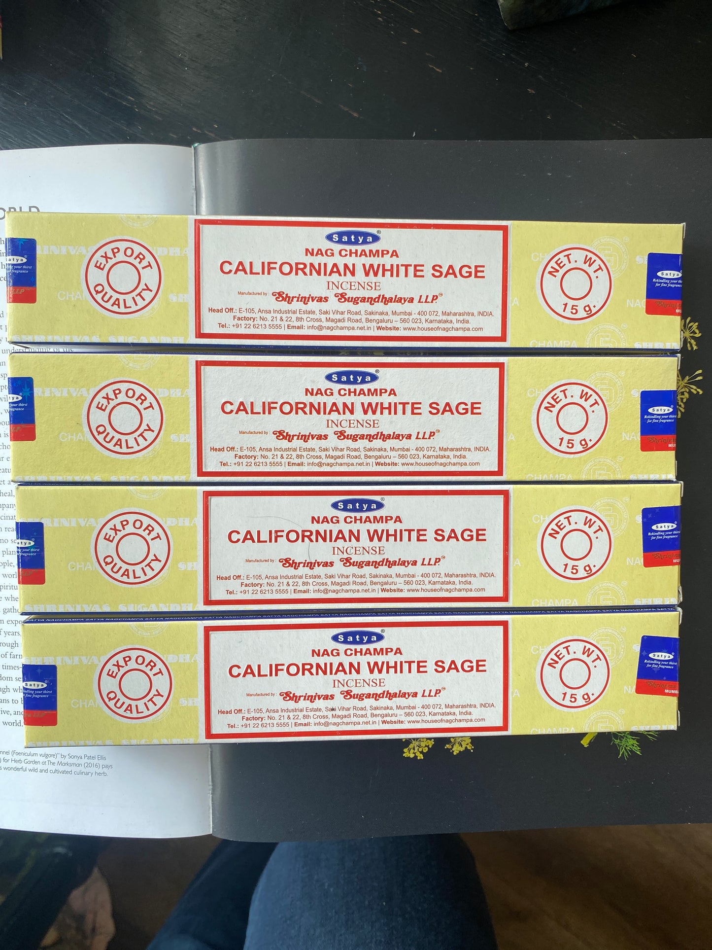 California White Sage Incense 15 g - Moon Room Shop and Wellness