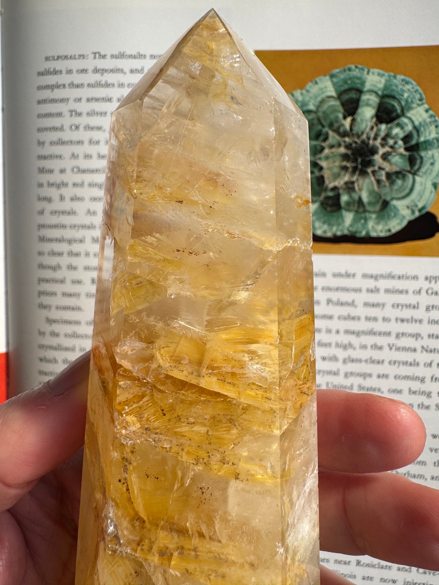 Golden Healer Quartz Tower 402 g Brazil - Divine Beauty - Moon Room Shop and Wellness