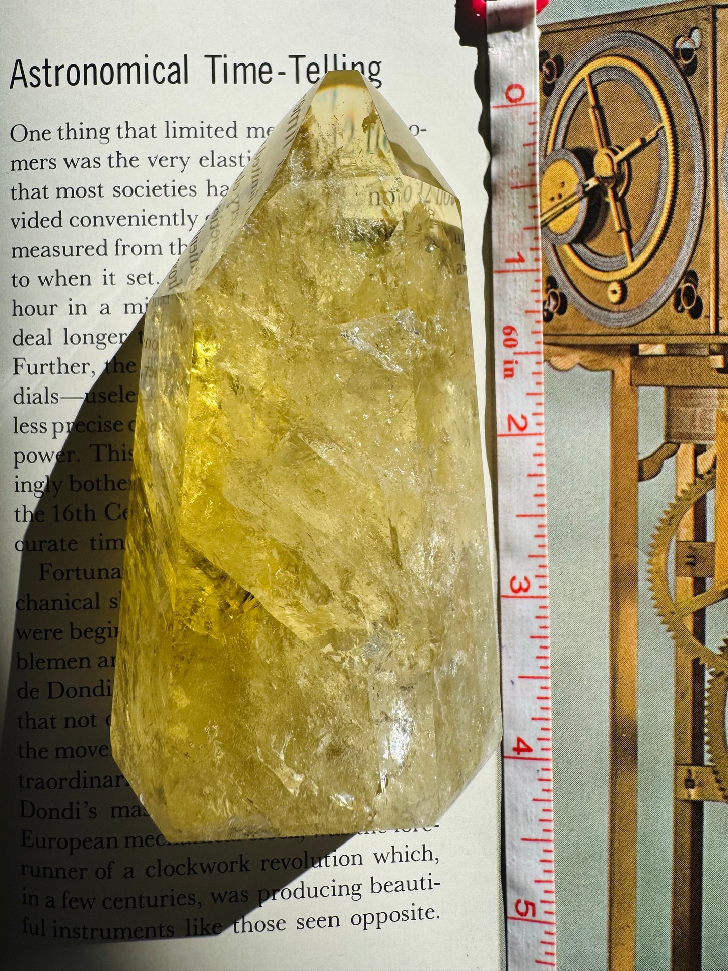 Lemon Quartz Tower 248 g Brazil Gorgeous - Moon Room Shop and Wellness