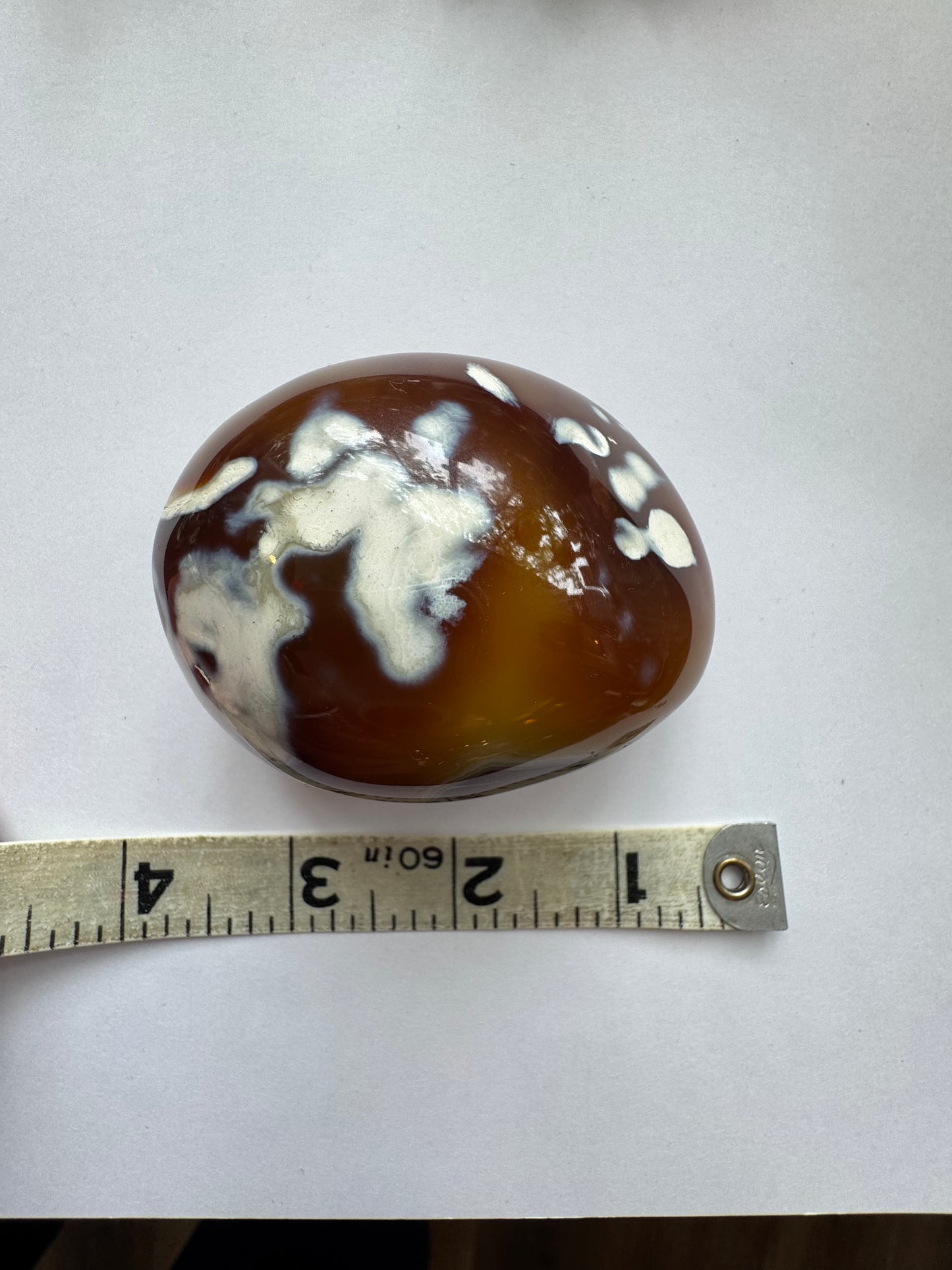 Carnelian Palm Stone 196 g Madagascar - Moon Room Shop and Wellness
