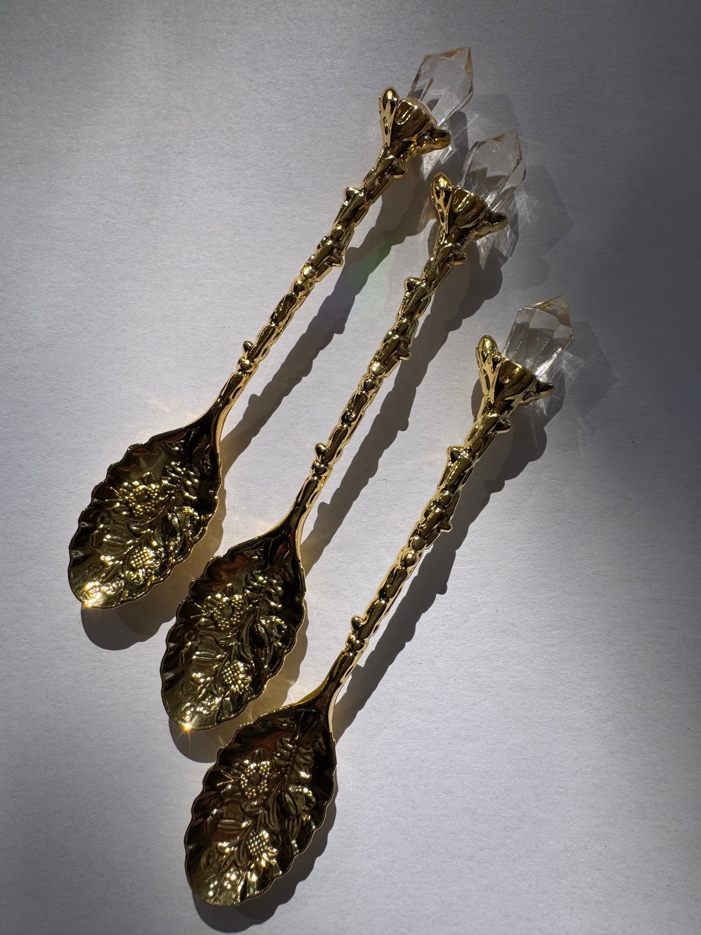 Gold Ritual Spoon- Do Not Get Wet- Alloy Spoon - Moon Room Shop and Wellness