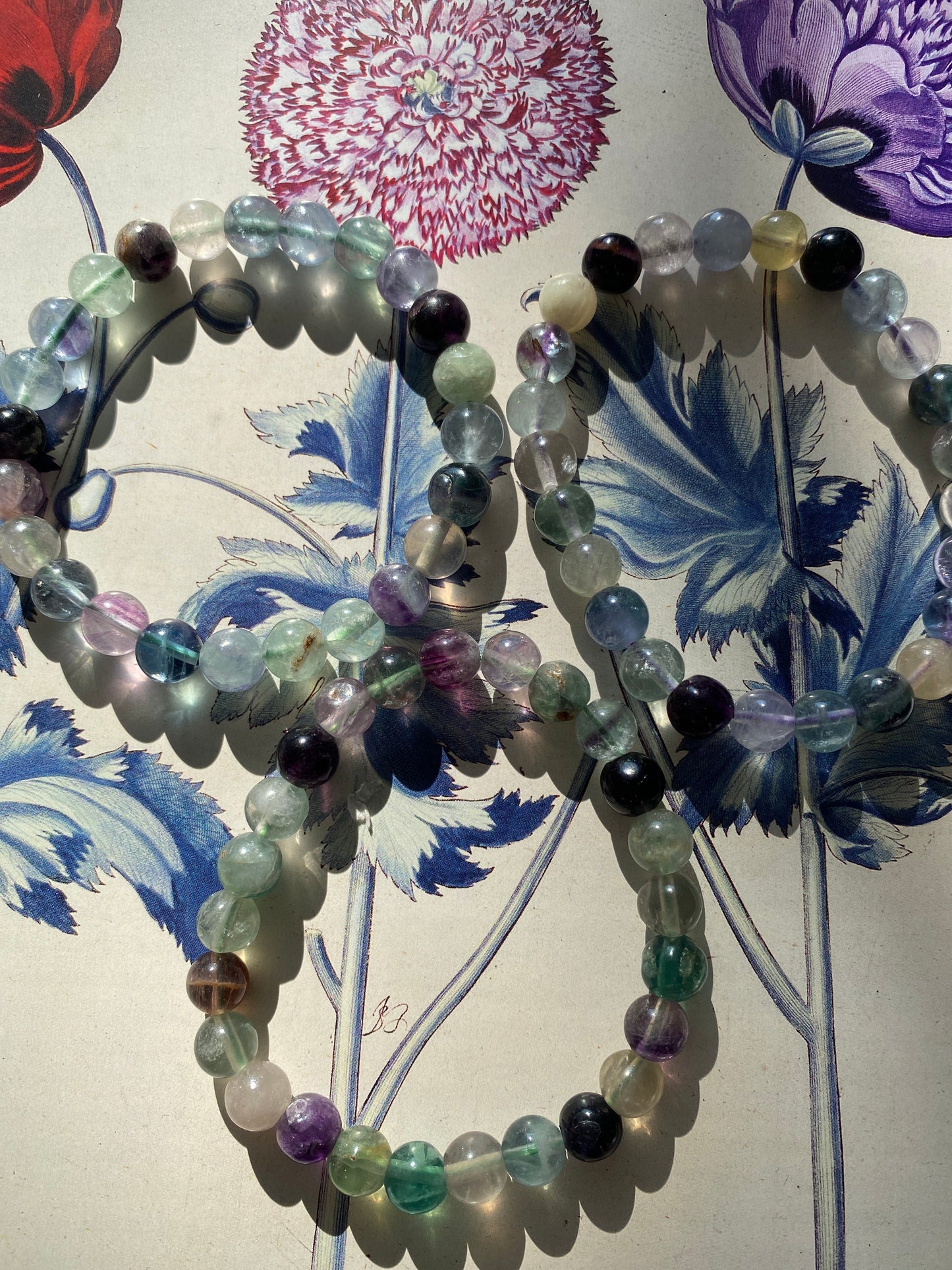 Fluorite Stretch Bracelet 8mm - Moon Room Shop and Wellness