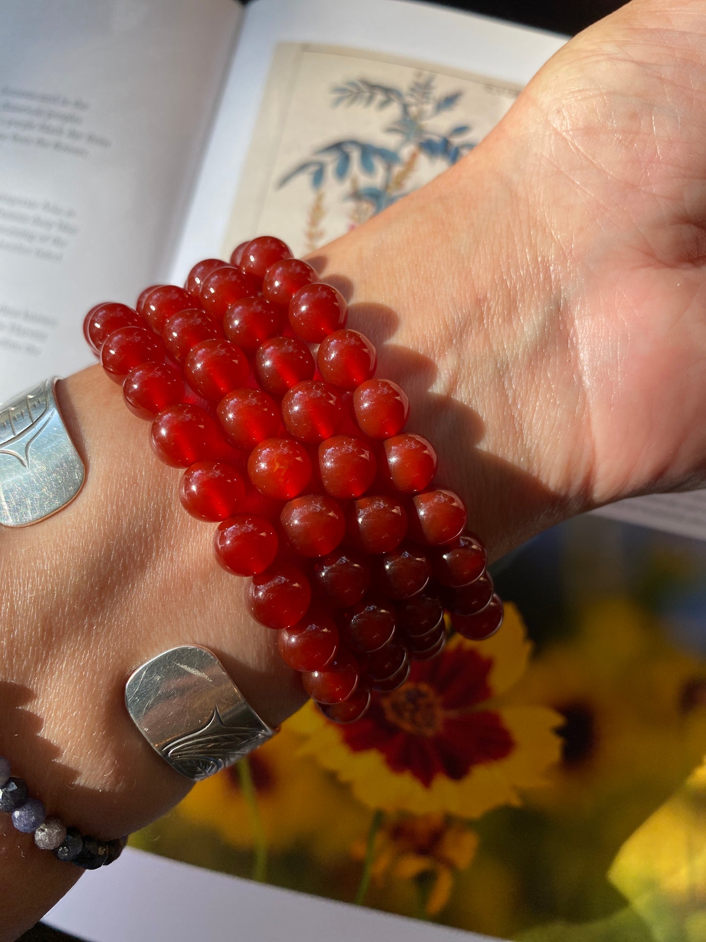 Carnelian Stretch Bracelet - Moon Room Shop and Wellness