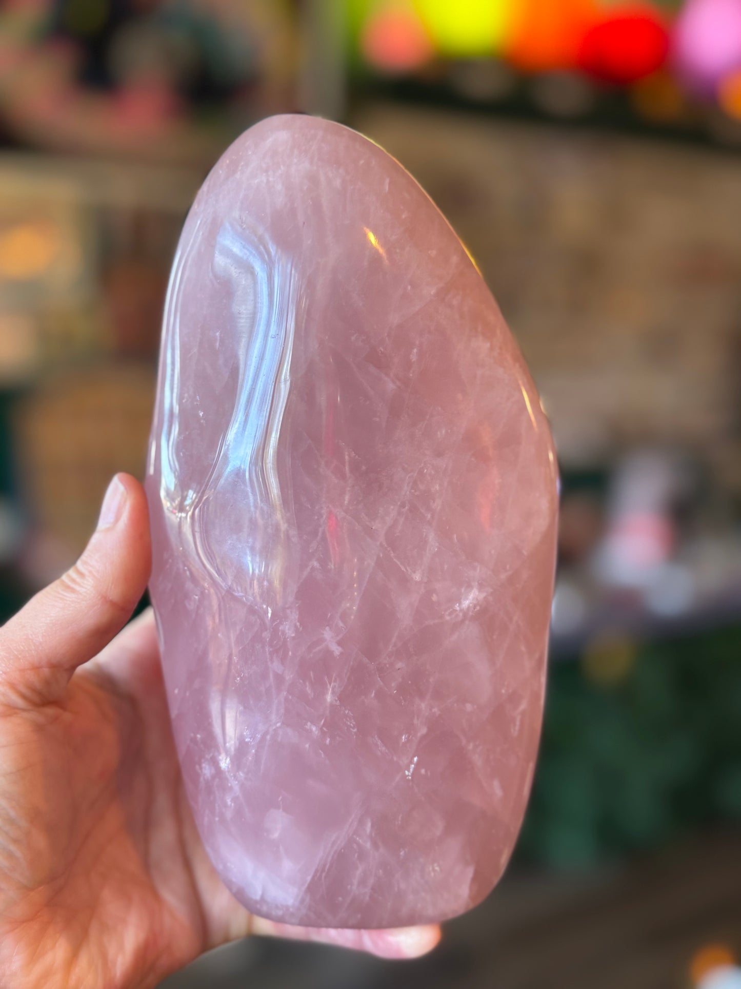 Rose Quartz Freeform 4.2 lb Madagascar Beauty - Moon Room Shop and Wellness