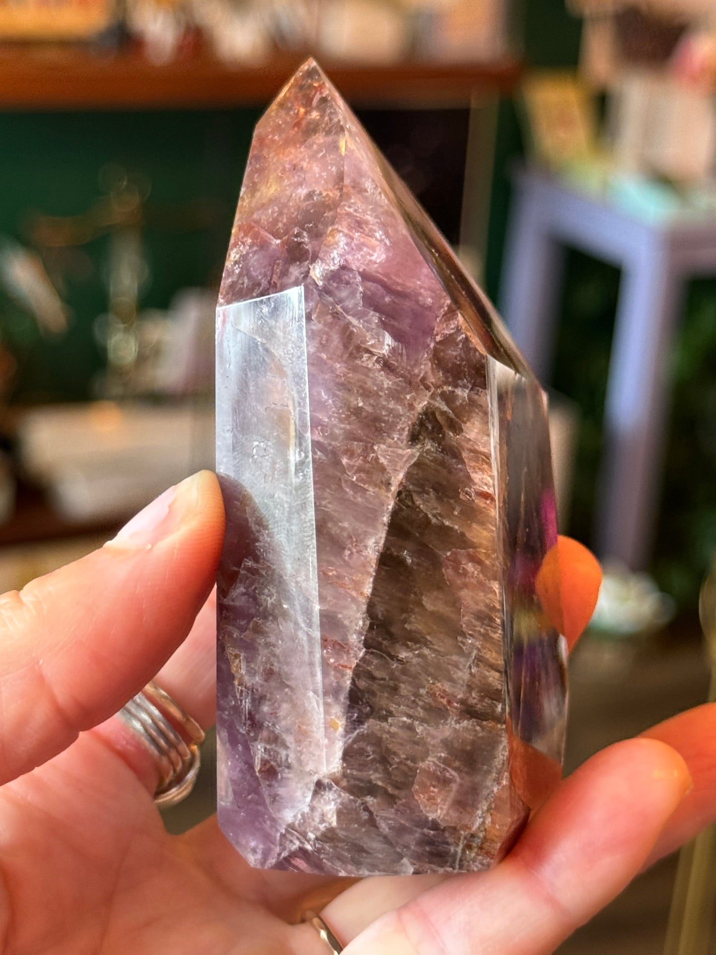 Super Seven/Melody Stone Gorgeous Tower 313 g- Brazil - Moon Room Shop and Wellness