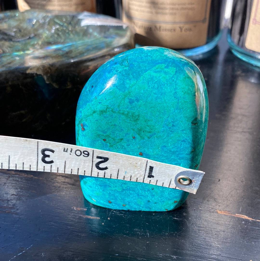 Chrysocolla Freeform 377 g Peru - Moon Room Shop and Wellness
