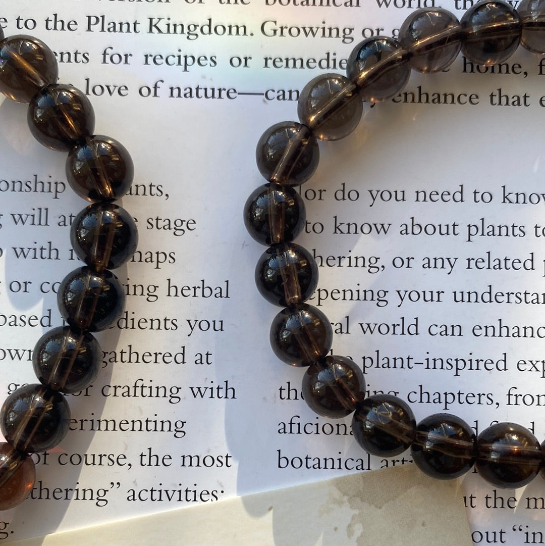 Smoky Quartz Stretch Bracelet - Moon Room Shop and Wellness