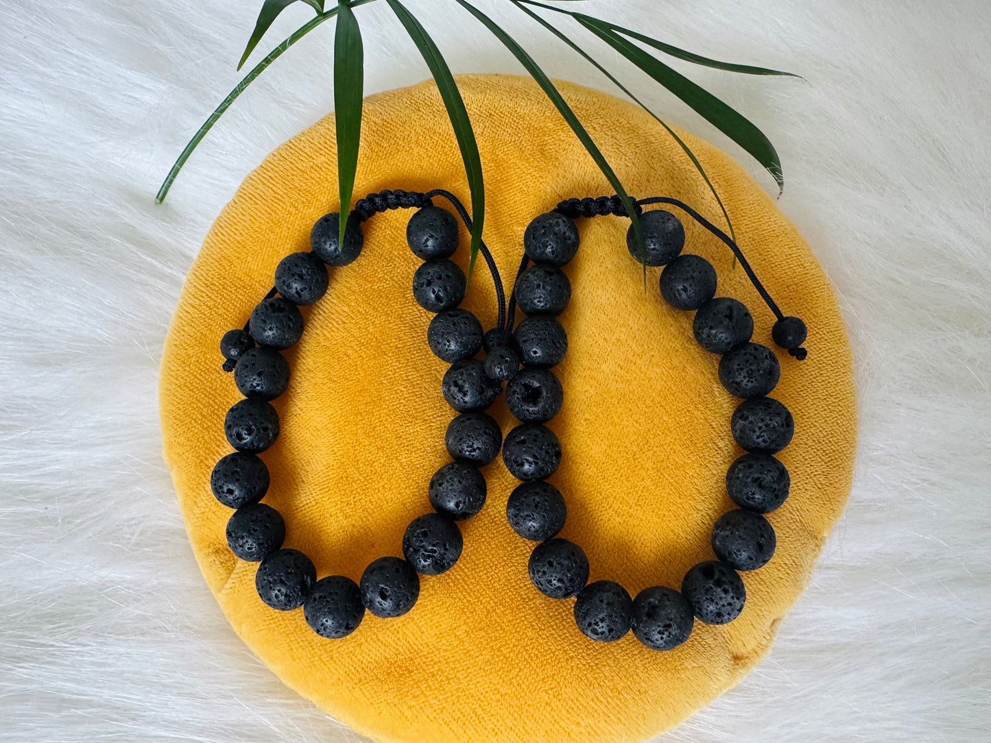 Lava Stone Grade A++ Adjustable Bracelet 10mm - Moon Room Shop and Wellness