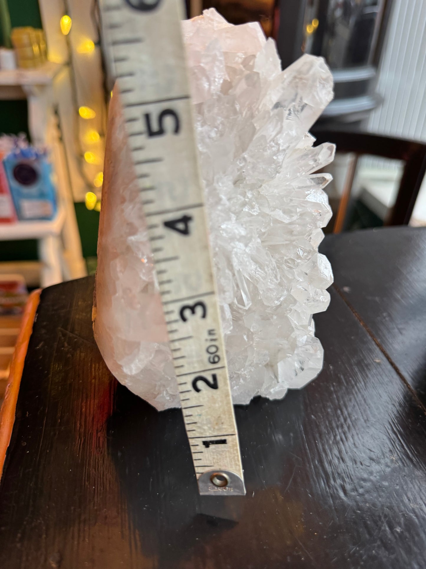 Clear Quartz Cluster Standing Point 2.93 lb Beautiful Brazil - Moon Room Shop and Wellness