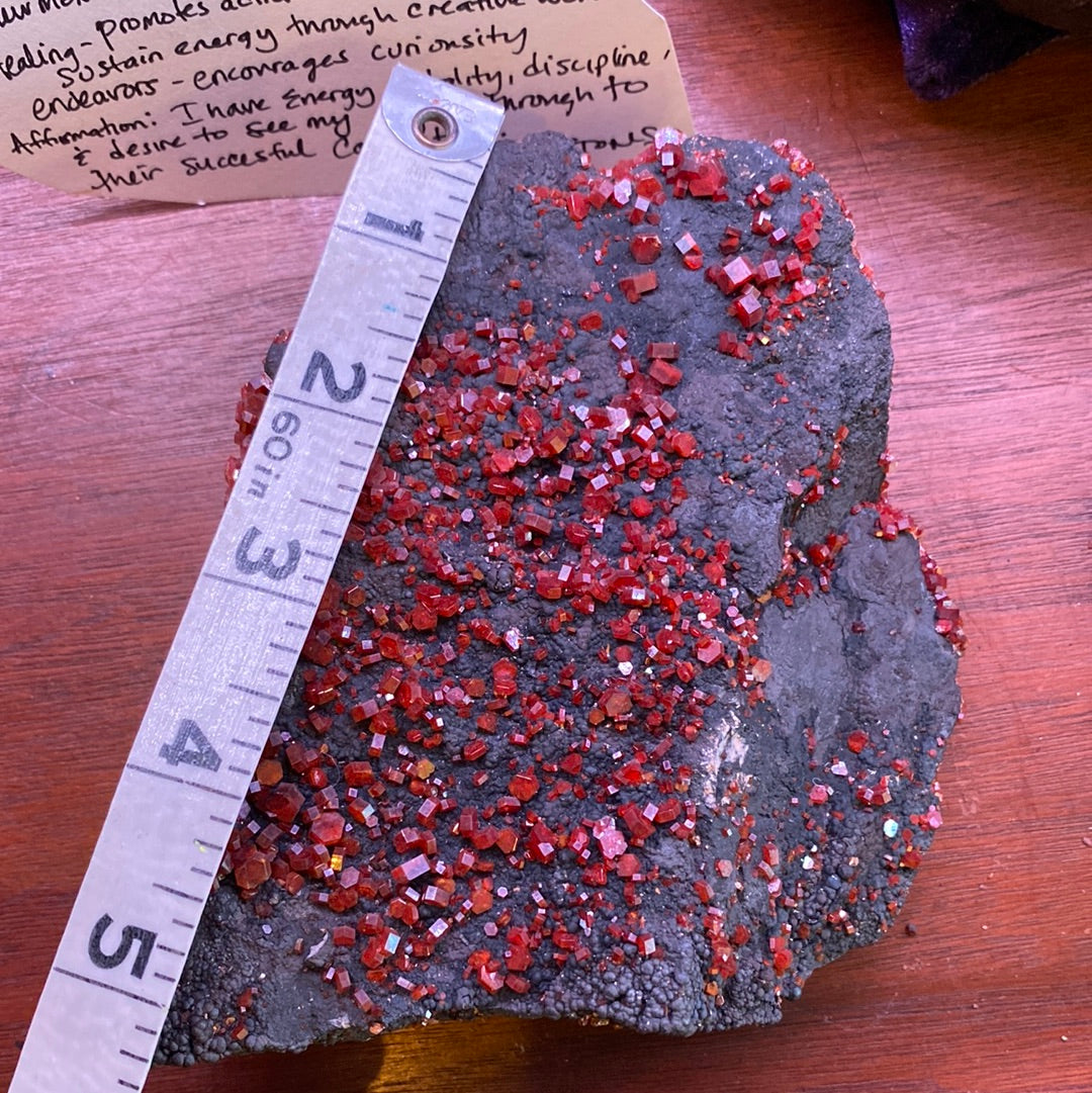 Vanadinite Specimen 1.75 lbs - Moon Room Shop and Wellness