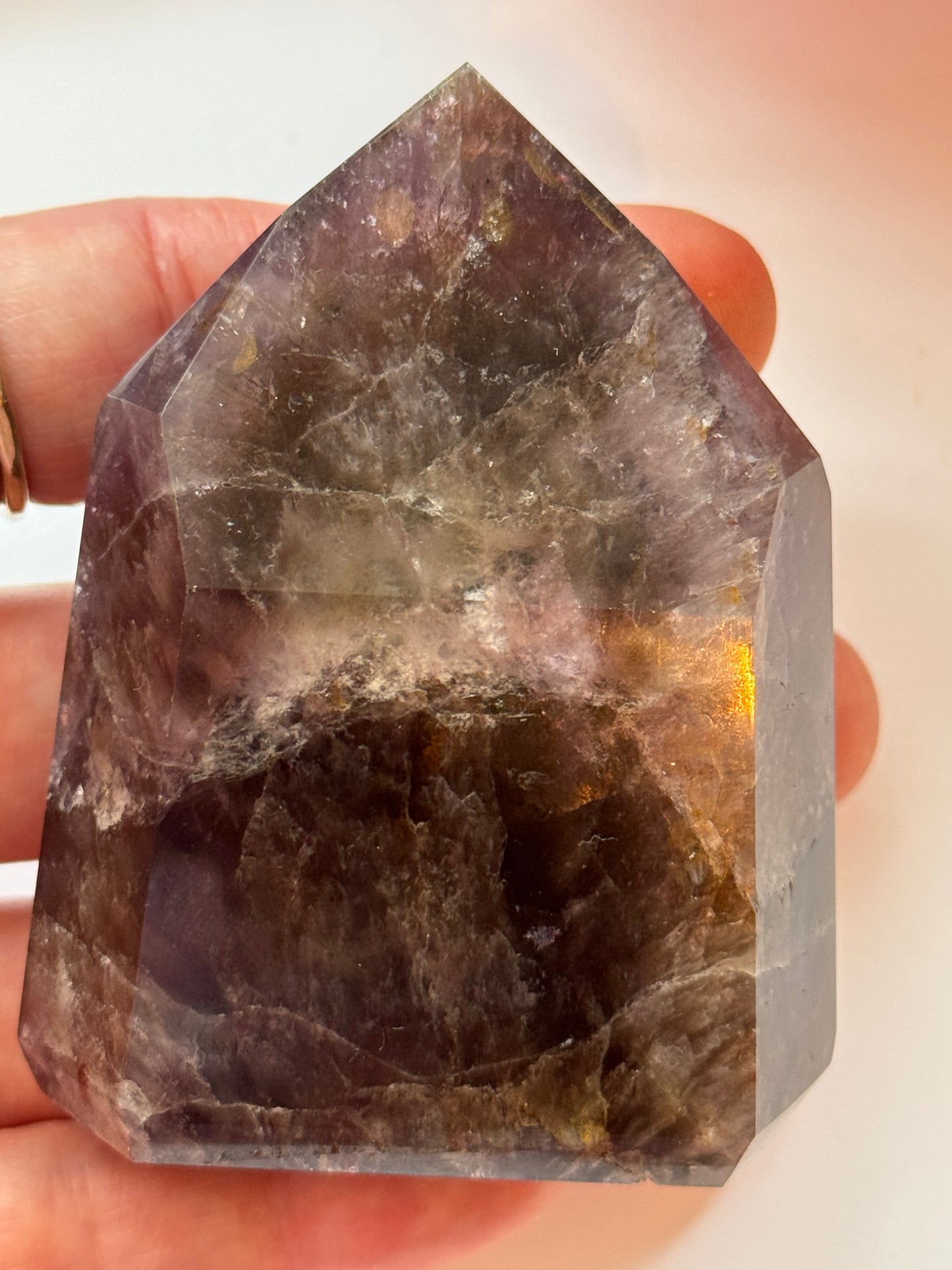 Super Seven/Melody Stone Gorgeous Tower 166 g- Brazil - Moon Room Shop and Wellness