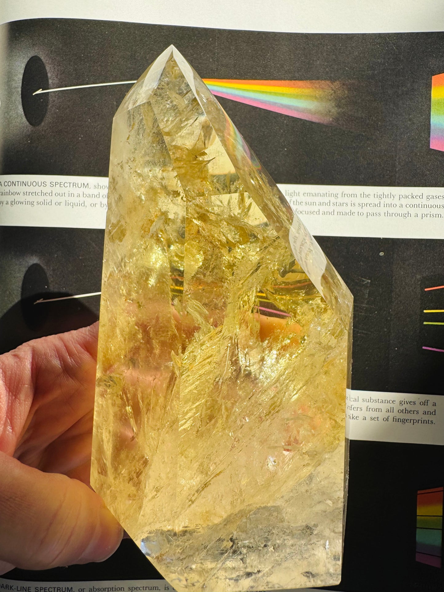 Lemon Quartz Tower 1.68 pound Brazil Gorgeous - Moon Room Shop and Wellness