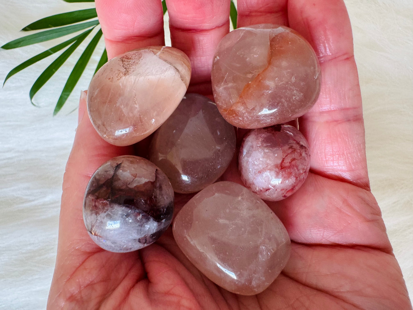Hematoid Fire Quartz Tumbled - Moon Room Shop and Wellness